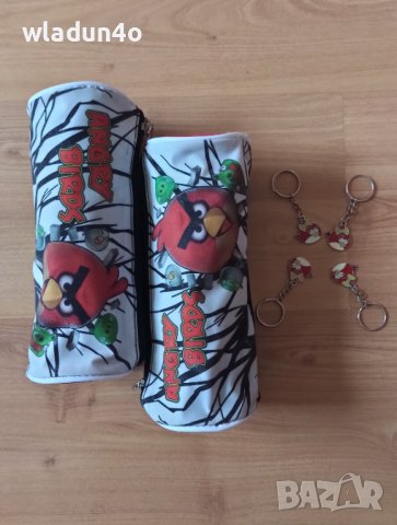 Несесер ANGRY BIRDS и ключодържател -4е, снимка 5 - Ученически пособия, канцеларски материали - 37871876