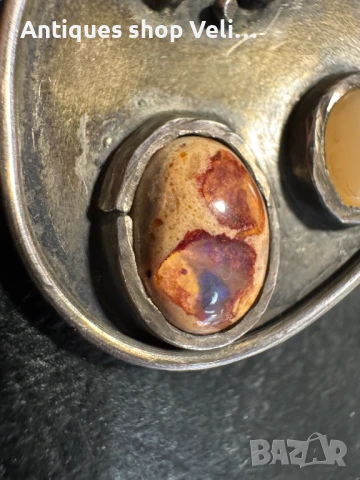 Сребърна брошка №7050, снимка 3 - Други - 50687925