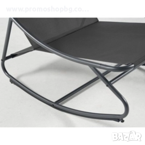 Люлеещо се кресло, Люлеещ се стол, 110х80х80 см - ЧЕРЕН или СИВ, снимка 3 - Столове - 52506663