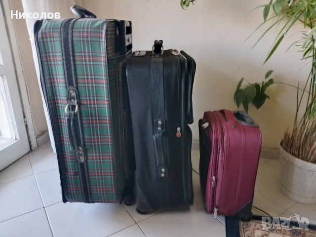 Куфари "3бр к-т 30€" 75/50/25см ","65/50/25см "","40/32/20см"!, снимка 4 - Куфари - 54316940