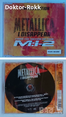 Металика - оригинални дискове - сингли, снимка 3 - CD дискове - 54272511