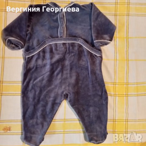 Плюшена пижама , снимка 2 - Бебешки пижами - 42453530