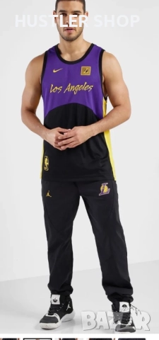 Мъжко долнище NIKE AIR JORDAN LOS ANGELES LAKERS. Размер L