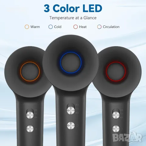 Сешоар TQQ, 200 милиона отрицателни йони, 110 000 RPM високоскоростен безчетков мотор, снимка 2 - Сешоари - 48852884