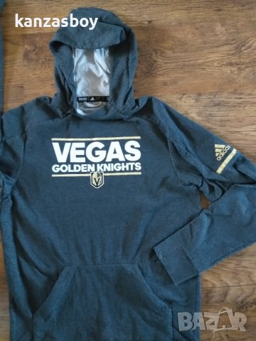 adidas Vega Golden Knights Nwt - страхотно мъжко горнище КАТО НОВО, снимка 2 - Спортни дрехи, екипи - 42784642
