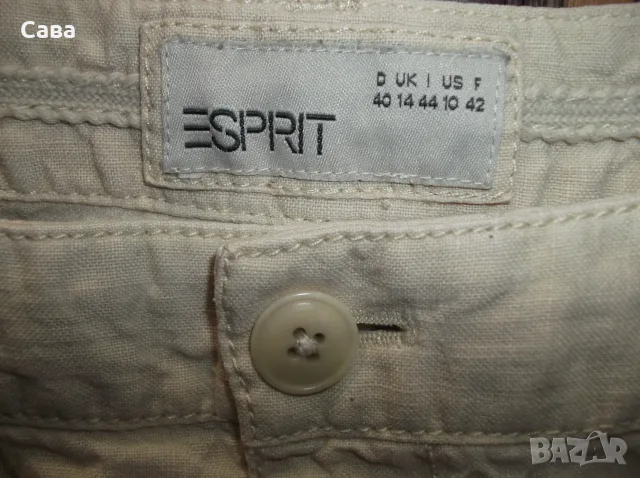 Ленен панталон ESPRIT  дамски,ХЛ, снимка 5 - Панталони - 55972266