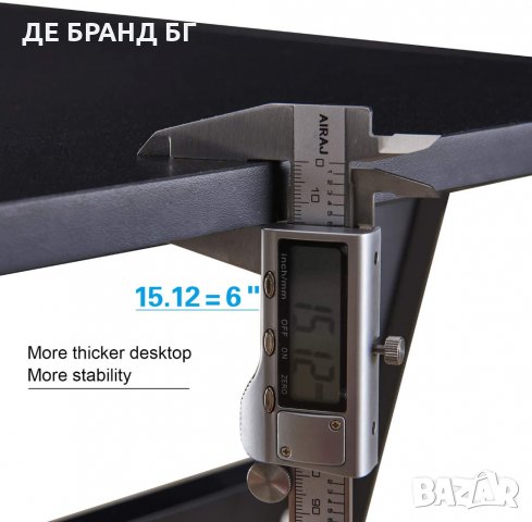 Офис / ученическо / геймърско бюро 6090-7112BK, снимка 8 - Бюра - 35096273