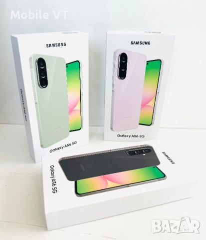 НОВ! Samsung Galaxy A56 5G 128GB Graphite / Pink / Olive 2г.ГАРАНЦИЯ!, снимка 1