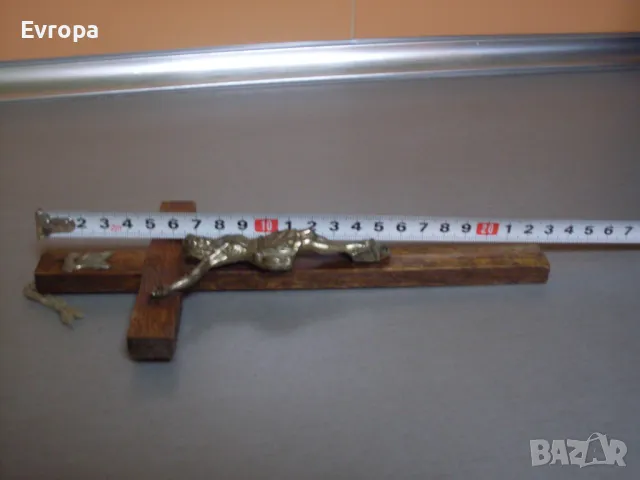 Дървен кръст- разпятие., снимка 7 - Декорация за дома - 49623185