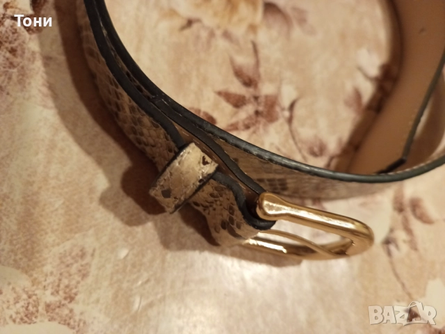 H&M Нов Красив Дамски Кожен Колан М/115см., снимка 11 - Колани - 52684500