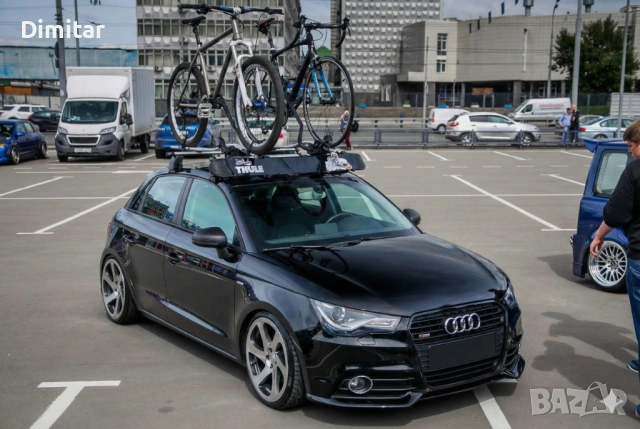 Audi A1 Оригинален багажник за покрив (напречни греди, релси, рейлинг), снимка 5 - Аксесоари и консумативи - 54001932