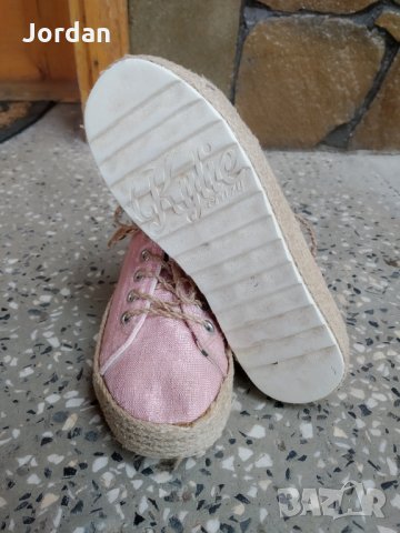 Детски обувки тип еспадрили Kylie Crazy №31 за момиче + подарък гуменки, снимка 6 - Детски обувки - 30275508