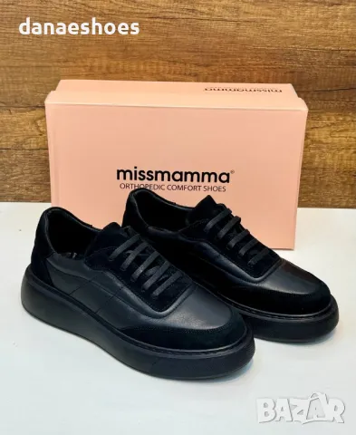 Дамски обувки от естествена кожа и велур  черно , снимка 2 - Дамски ежедневни обувки - 47952496