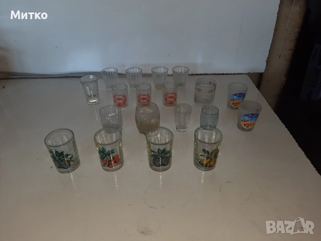 Малки колекционери стъклени чашки за алкохол , снимка 9 - Чаши - 52857175