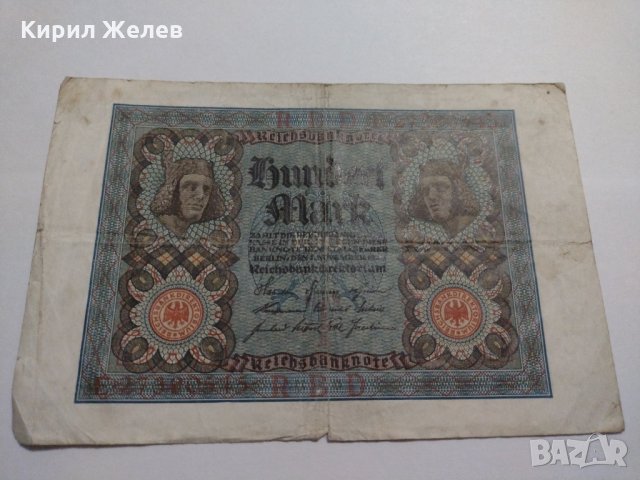 Райх банкнота - Германия - 100 марки / 1920 година - 17917, снимка 1 - Нумизматика и бонистика - 31029633