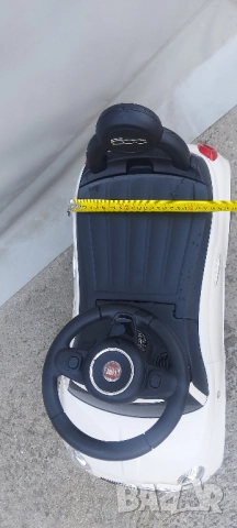 CHIPOLINO Ride-on ФИАТ 500 БЯЛ, снимка 8 - Коли, камиони, мотори, писти - 52297609