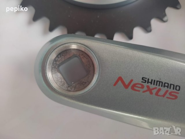 Продавам колела внос от Германия НОВИ алуминиеви курбели SHIMANO NEXUS FC-C 6000, снимка 12 - Части за велосипеди - 42725281