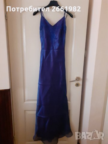 Официална дълга рокля от шифон, снимка 1 - Рокли - 32025303
