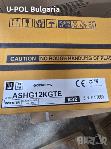 Инверторен климатик General Fujitsu ASHG12KGTEК, снимка 3 - Климатици - 52948728