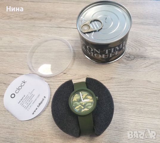 Часовник O'clock зелена гривна- камуфлаж/ милитари корпус , снимка 4 - Дамски - 37374288