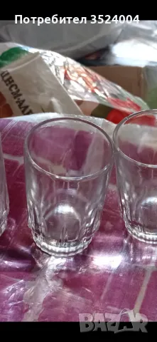 Нови 6 стъклени чаши  за аперитив  от 80 те години на сливенския завод Васил Коларов, снимка 2 - Сервизи - 48775487