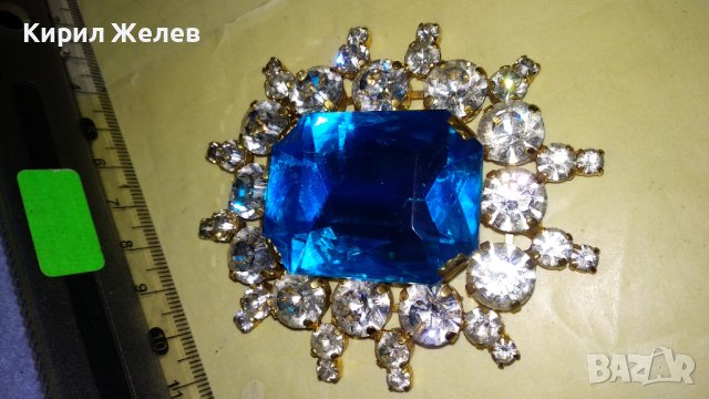 ЕФЕКТНА ЗЛАТИСТА АРТ АПЛИКАЦИЯ БИЖУ УКРАШЕНИЕ с ИСКРЯЩИ ФАСЕТИРАНИ КРИСТАЛИ 34598, снимка 9 - Други - 39072491
