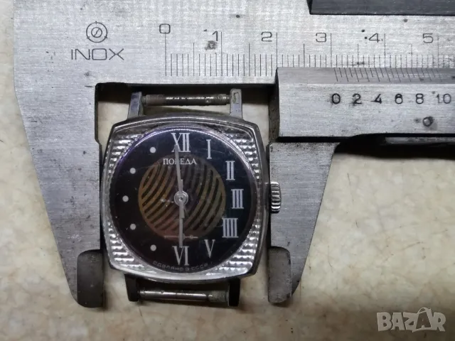 часовник победа , снимка 4 - Антикварни и старинни предмети - 49560796