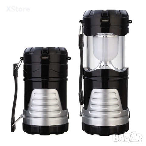 Фенер за излети с диоди и соларно зареждане CAMP LAMPA-10C, снимка 1