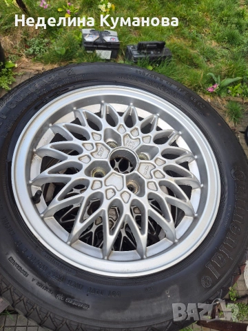 5 броя джанти с гуми за Opel 15"