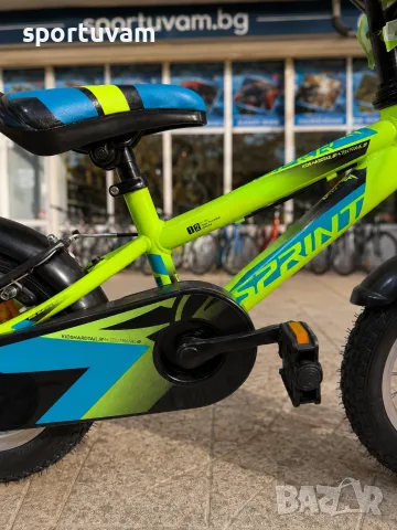 Детски велосипед SPRINT Casper 12" с помощни колела и V-Brake, снимка 4 - Велосипеди - 55802673
