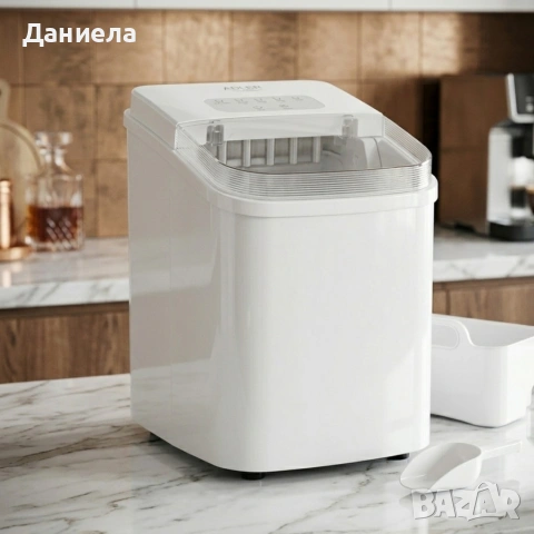 Ледогенератор Adler - 12 кг/ден, бързи кубчета за 10 минути, снимка 3 - Хладилници - 54353580