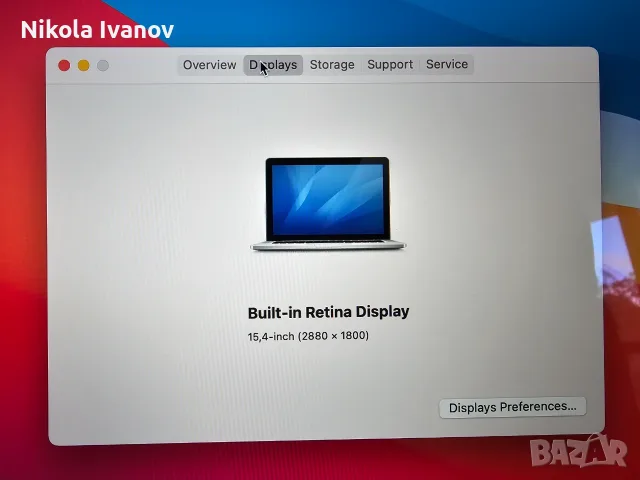 MacBook Pro Retina 15" (Late 2013) | Core i7 2.3GHz / 16GB RAM / 512GB SSD / GT 750M 2GB / 6ч. Бат, снимка 5 - Лаптопи за работа - 55753190
