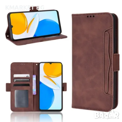 Huawei Honor X7 Wallet Кожен Калъф и Протектор, снимка 5 - Калъфи, кейсове - 48948237