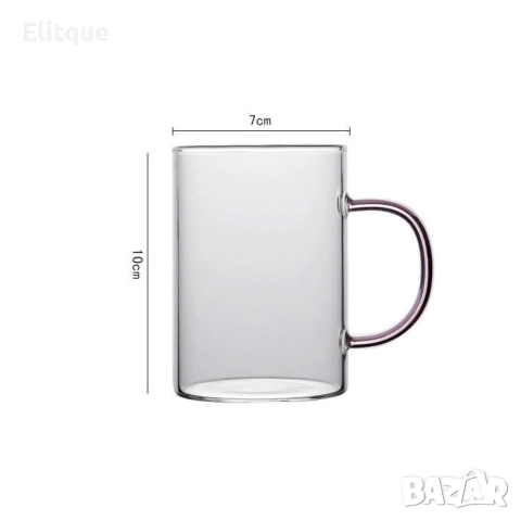 Стъклена чаша 300мл., снимка 7 - Чаши - 52901797