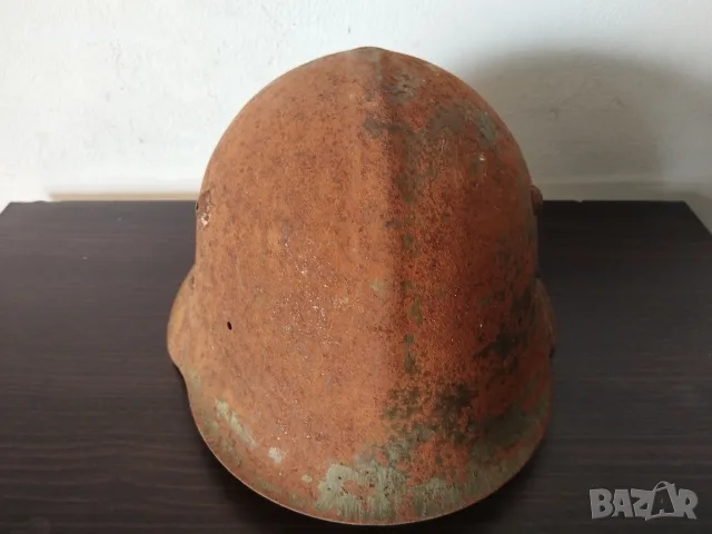 Военна българска каска от войната М36Б ., снимка 3 - Антикварни и старинни предмети - 56480039