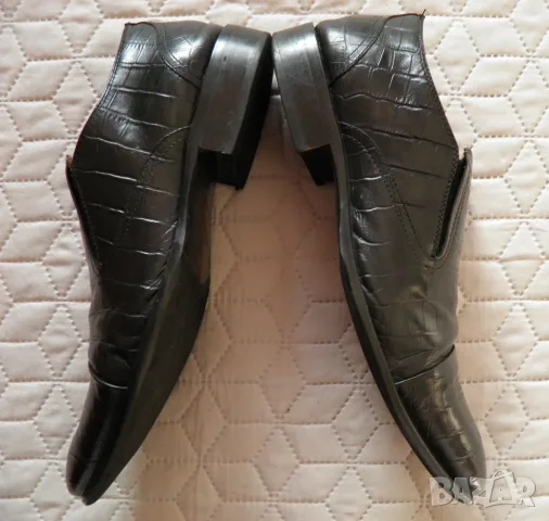 Bata оригинални мъжки черни обувки от естествена кожа, снимка 2 - Официални обувки - 56188037