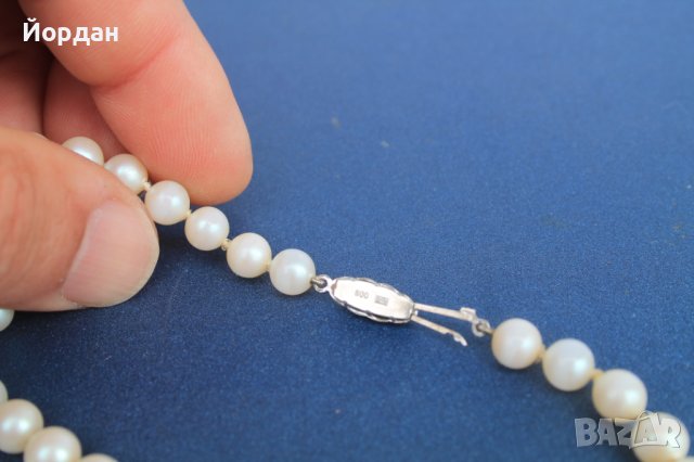Огърлица перли със сребърна закопчалка, снимка 7 - Други - 40485842