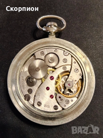 Джобен часовник - МОЛНИЯ - СССР - ЛОКОМОТИВ - ПРОМОЦИЯ, снимка 6 - Джобни - 50501131