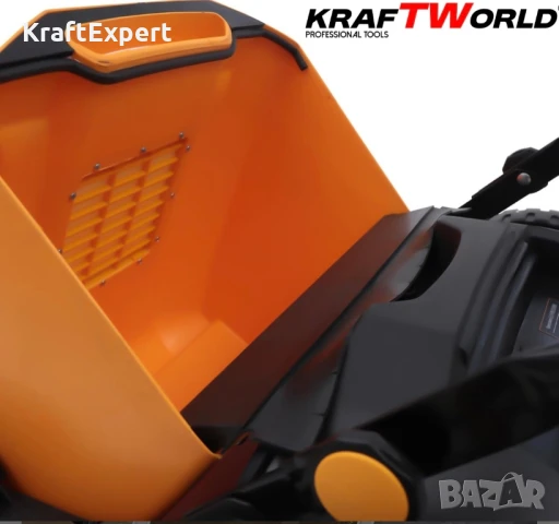 Механична машина за метене KraftWorld с 45л контейнер и 105см ширина, снимка 4 - Други машини и части - 50601949