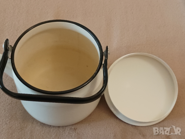 Стар емайлиран чайник,СССР, 3 литра. , снимка 9 - Антикварни и старинни предмети - 44742397