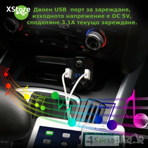 ONEVER BT36 Bluetooth трансмитер, снимка 3 - Аксесоари и консумативи - 52482101