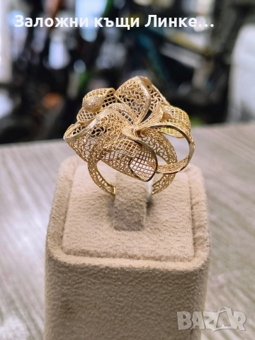Златен Пръстен 4.71гр / 14К, снимка 2 - Пръстени - 52703951