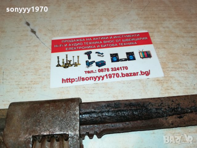 СТАР РАЗДВИЖЕН КЛЮЧ ВНОС ГЕРМАНИЯ 1410212003, снимка 9 - Антикварни и старинни предмети - 34466470
