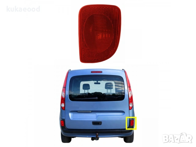 Рефлектор за задна броня на Mercedes Citan W415, снимка 4 - Части - 54104826