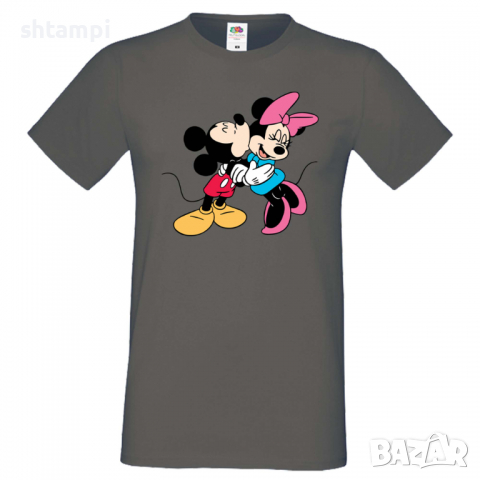 Мъжка тениска Mickey & Minnie Подарък,Изненада,Рожден ден, снимка 4 - Тениски - 36575360