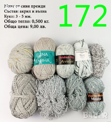 Евтини прежди в малки количества - нови и остатъци , снимка 10 - Други - 52042403