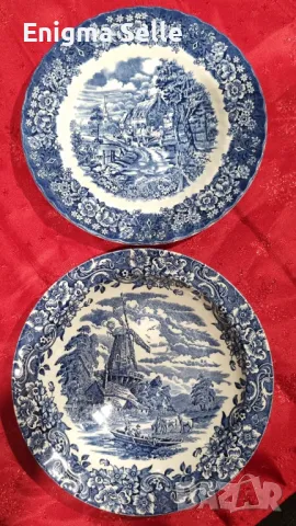 Антикварни, колекционерски порцеланови чиний от Англия 