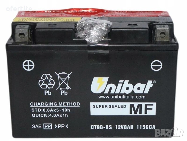 ✅ Акумулатор 🔝 Unibat 12V/ 8 Ah