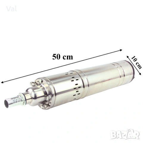 Дебит - Винтова водна помпа за дълбоки кладенци 1500W 2 m³/h ефективна 