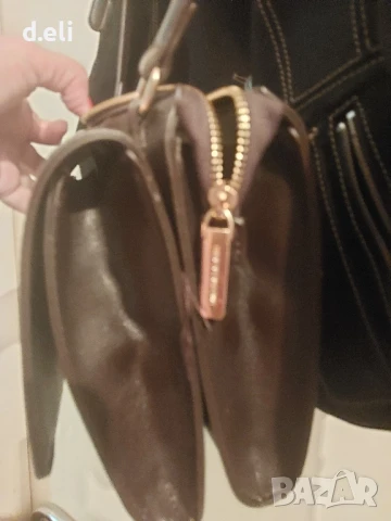 Marina Galanti / SALAMANDER Original 100% Кожа. Две Кафяи чанта, снимка 8 - Чанти - 51277640